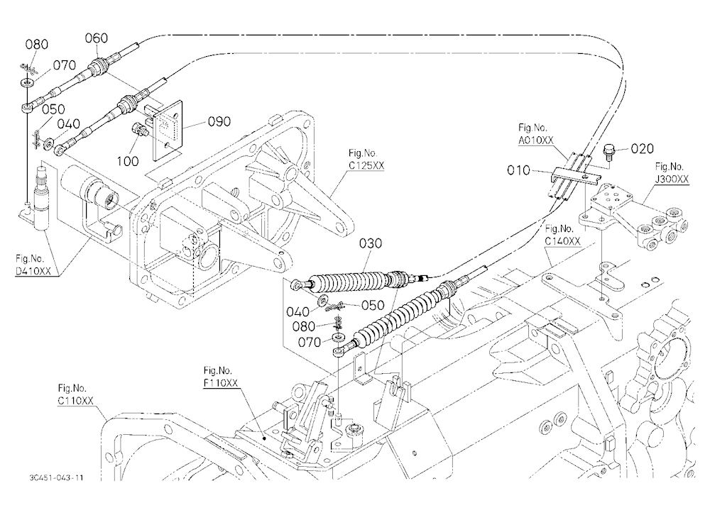 Main Gear Shift Cable