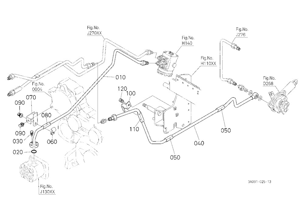 Hydraulic Oil Line (Shuttle/Pto)