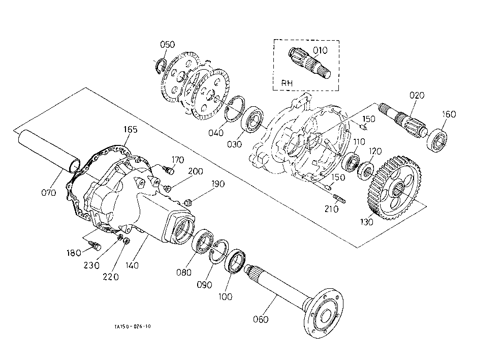 Rear Axle [Rops Type]