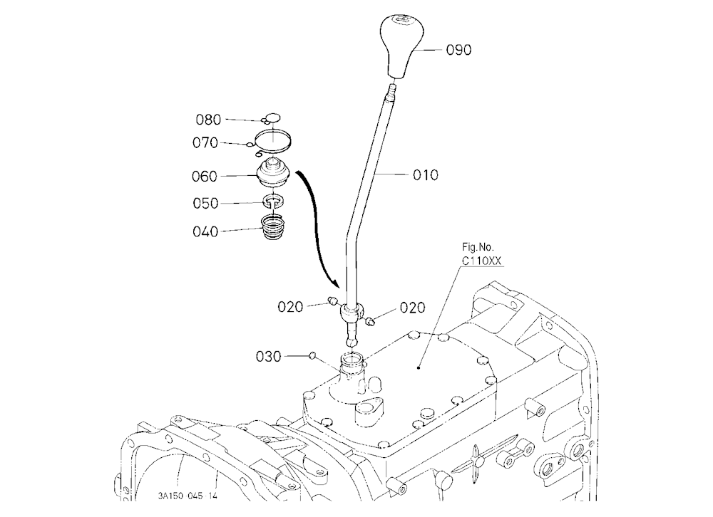 Main Gear Shift Lever