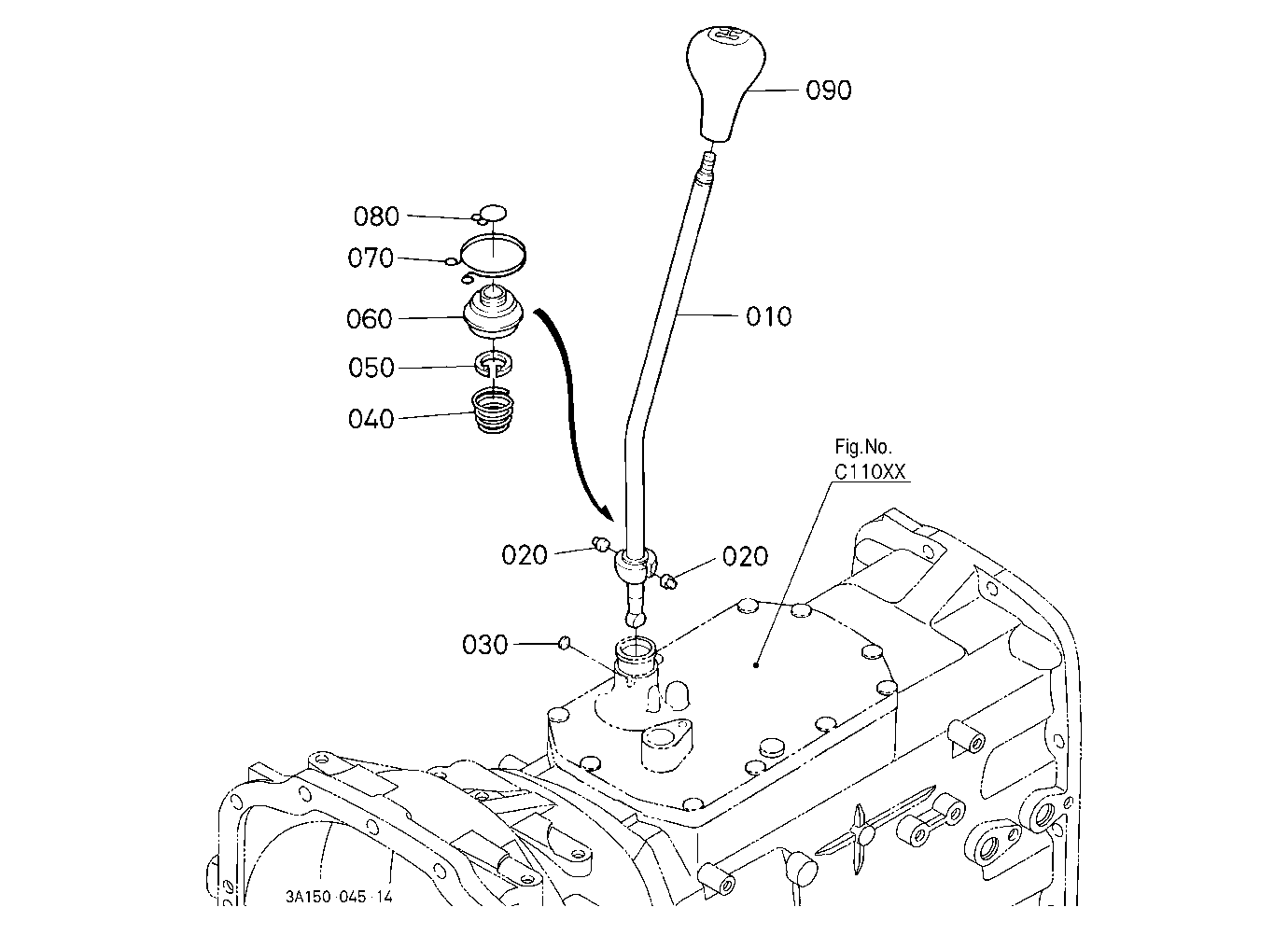 Main Gear Shift Lever