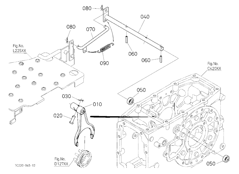 Differential Lock Shift Fork [Except Hst Type]