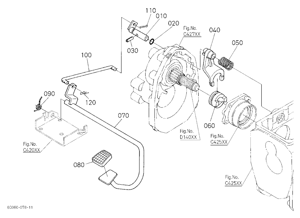 Differential Lock Pedal