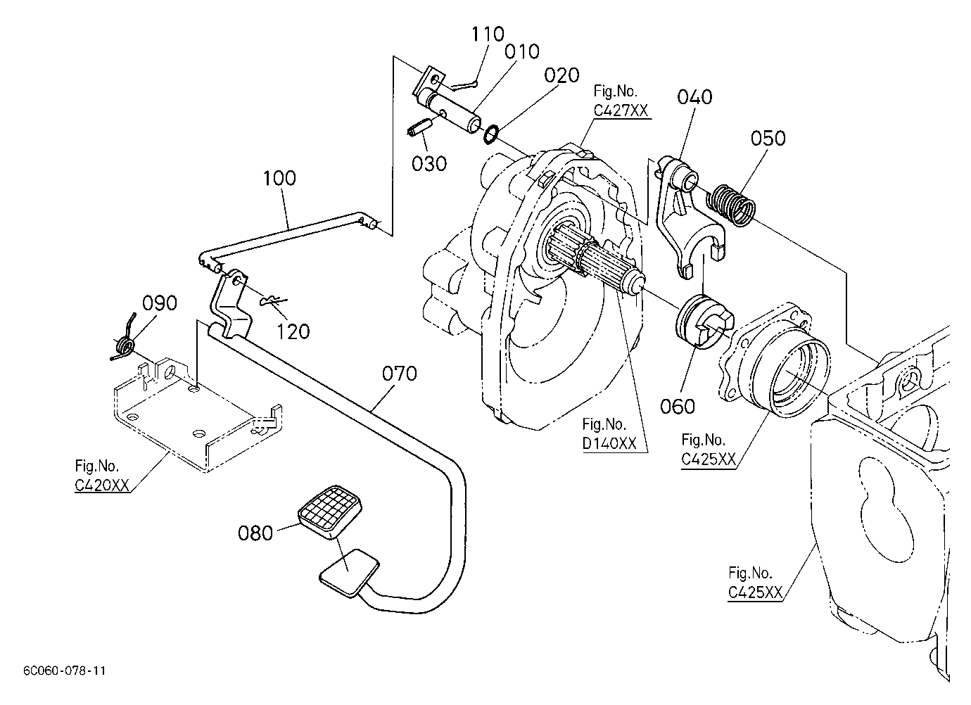 Differential Lock Pedal