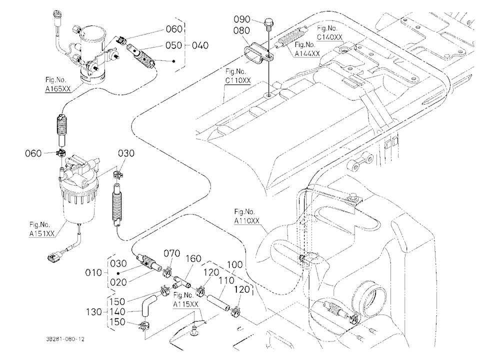 Fuel Pipe (Fuel Pump/Separator) [New]