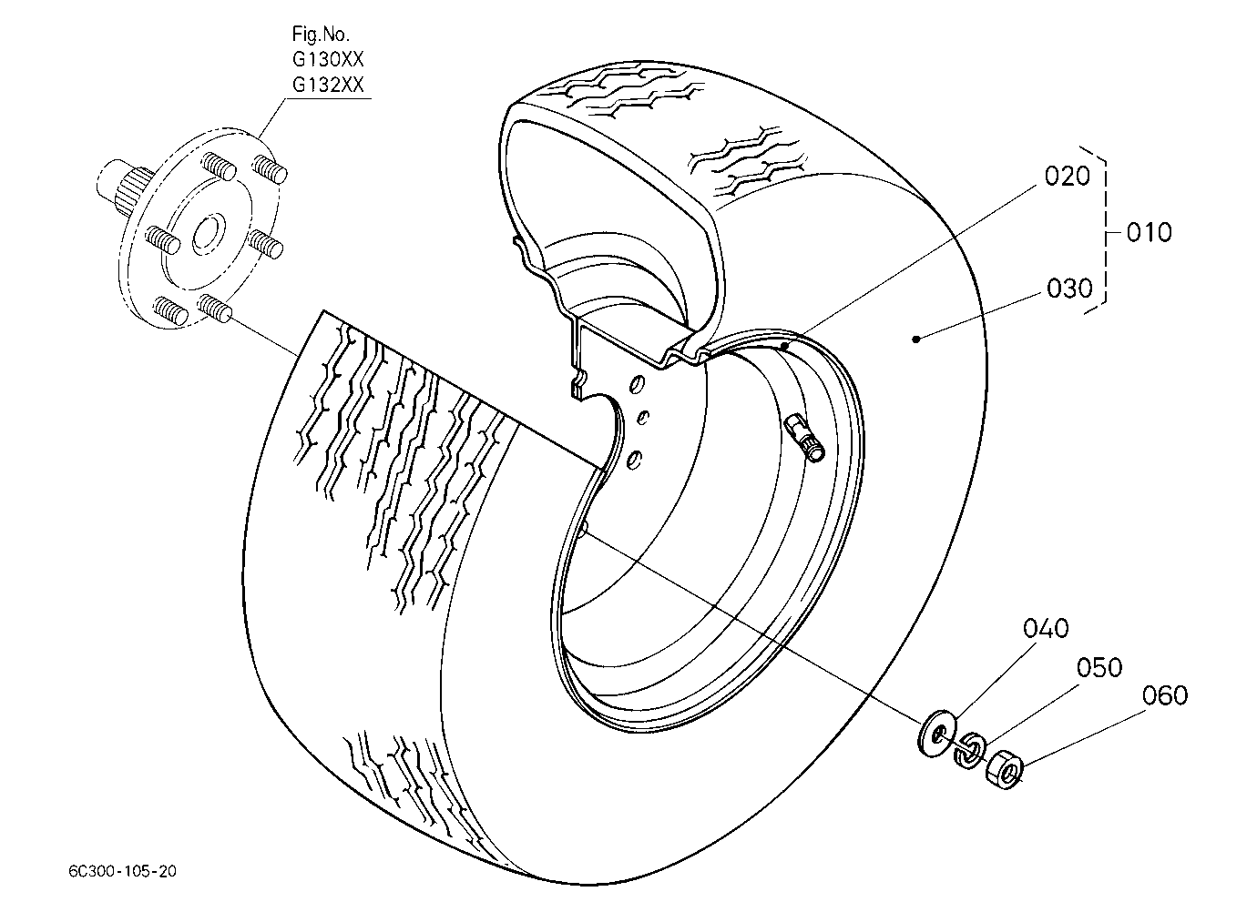 Front Wheel (21*8.00-10)