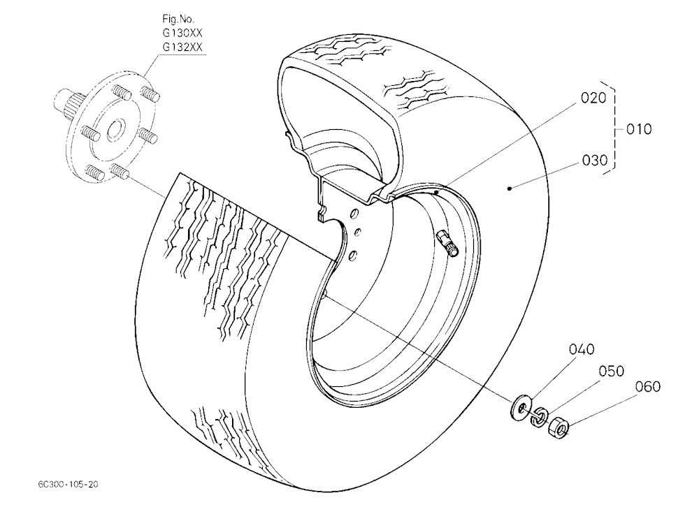 Front Wheel (21*8.00-10)