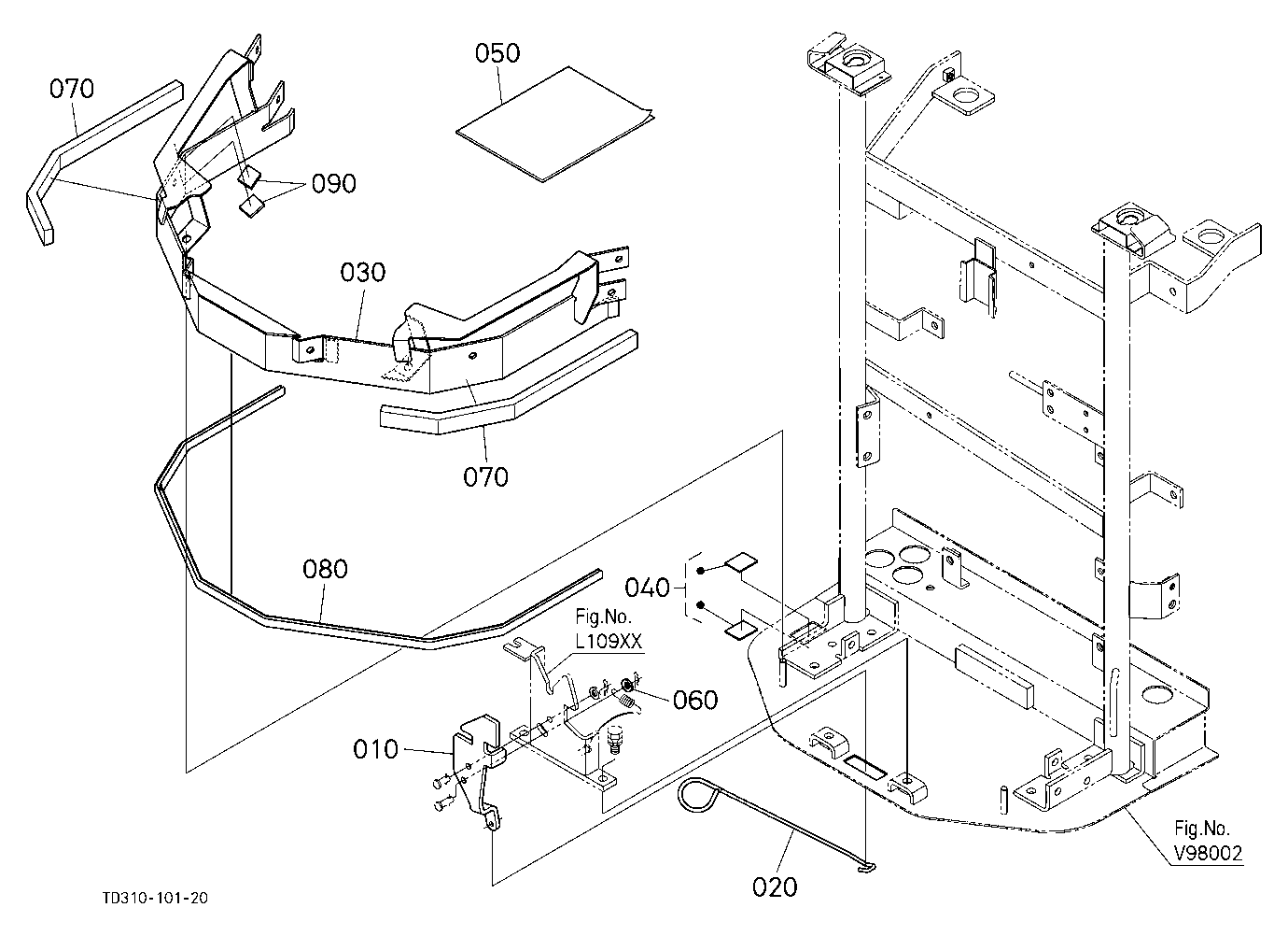 Simultaneous Exchange Parts (Bonnet Lock) [Option]