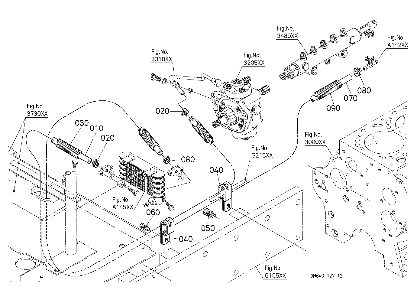 Fuel Pipe 3 (Fuel Cooler)