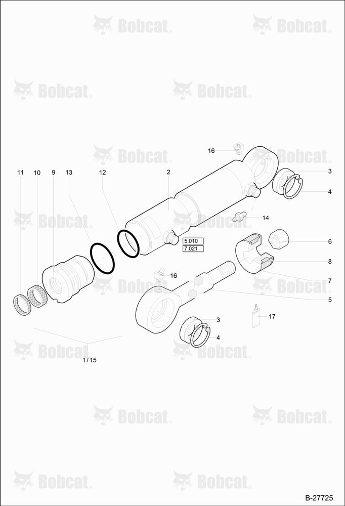 Hydraulic Cylinder - 4 IN 1 Shovel