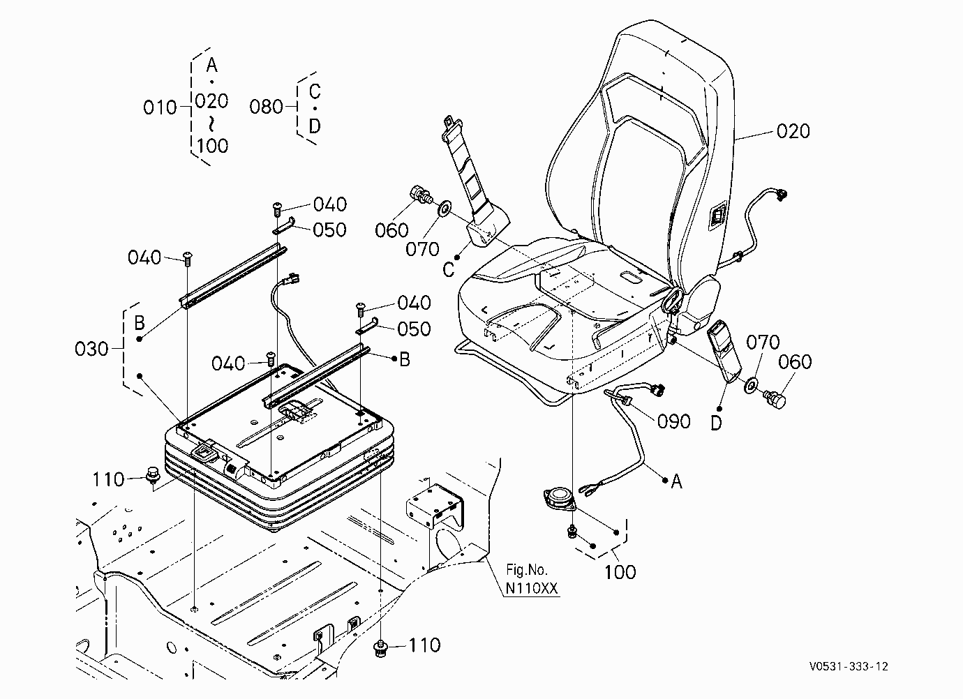 SEAT [AIR SUSPENSION SEAT]
