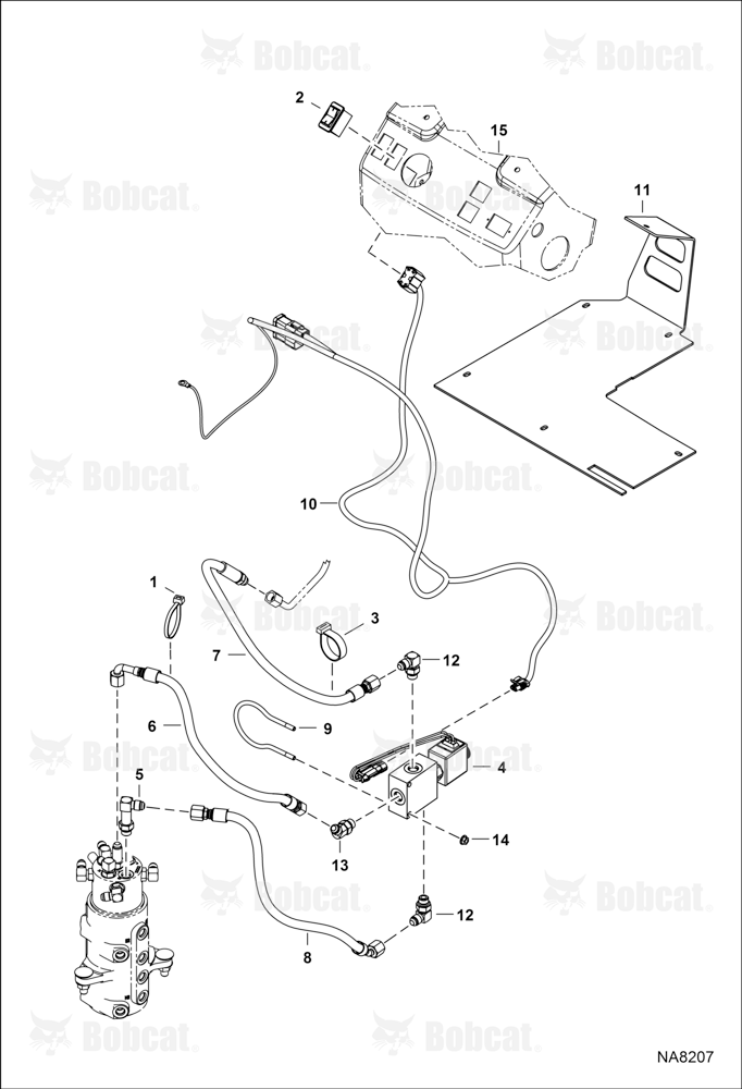 Hydraulic Circuitry (Track Width - Electric)