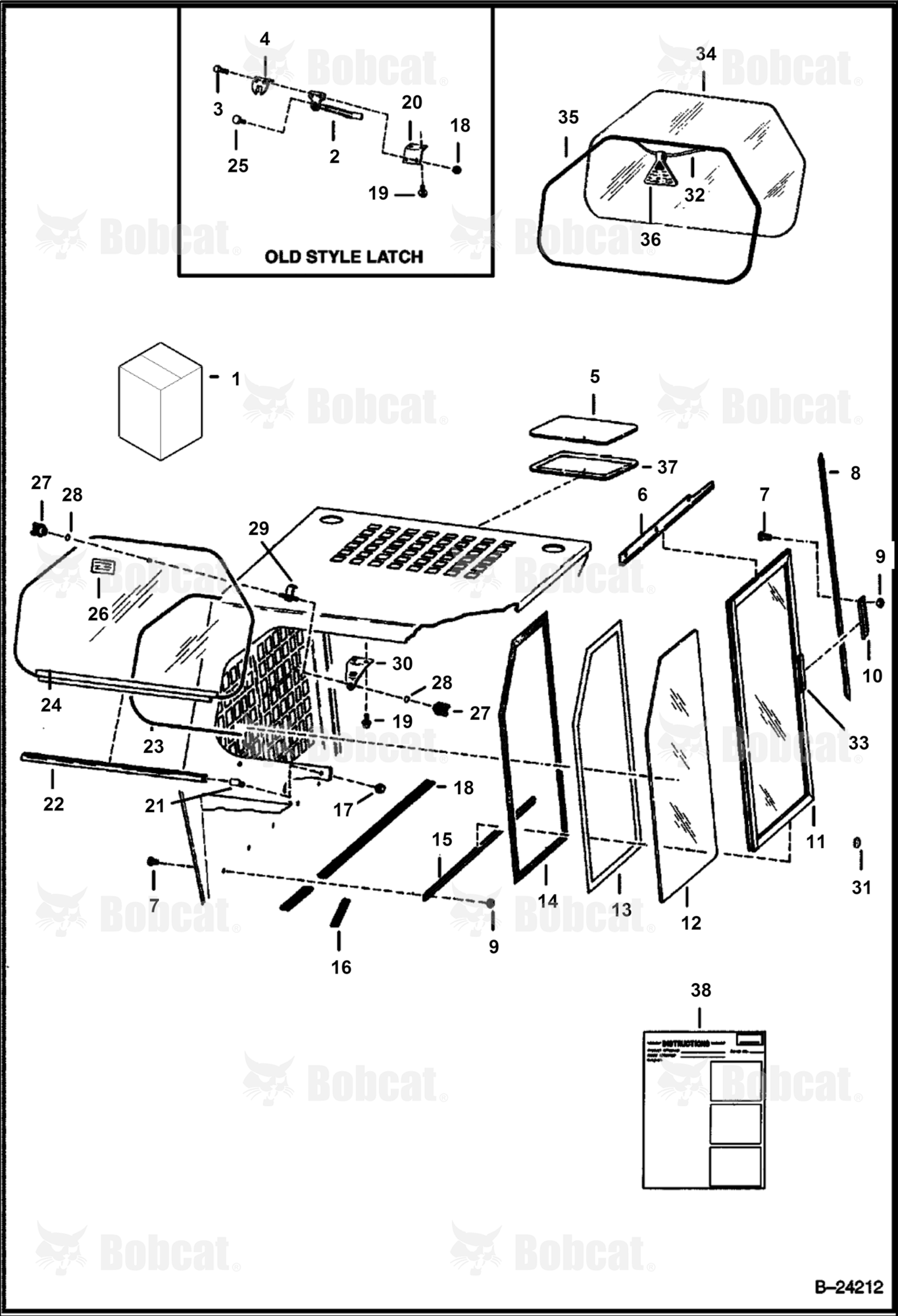 CAB Windows  502620001 & Above