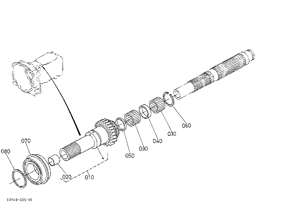 Gear-Shaft (Synchro-Shuttle With Dual Speed)