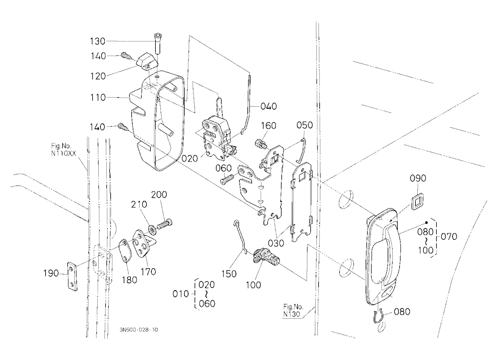 Door Lock Lh