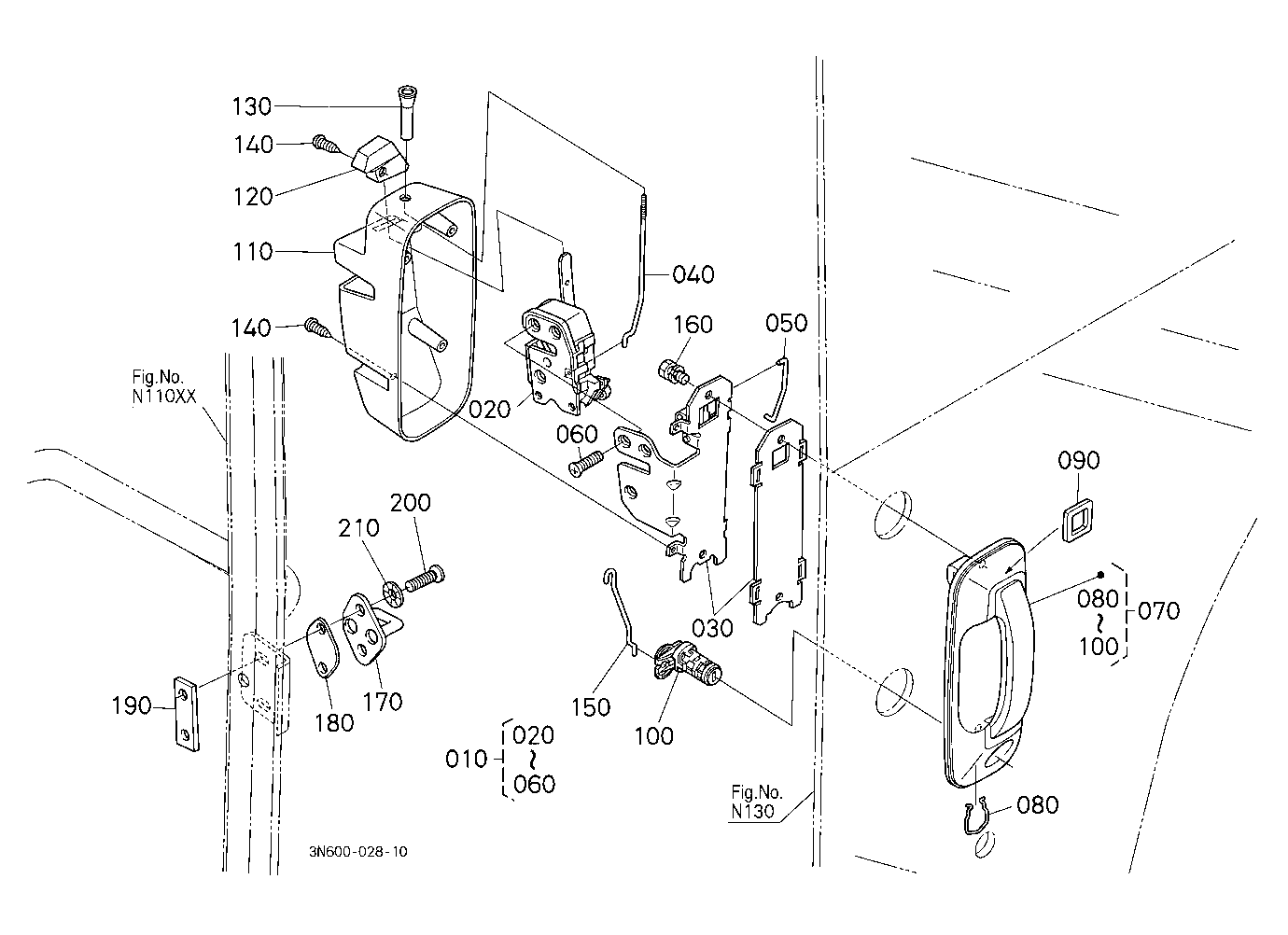 Door Lock Lh