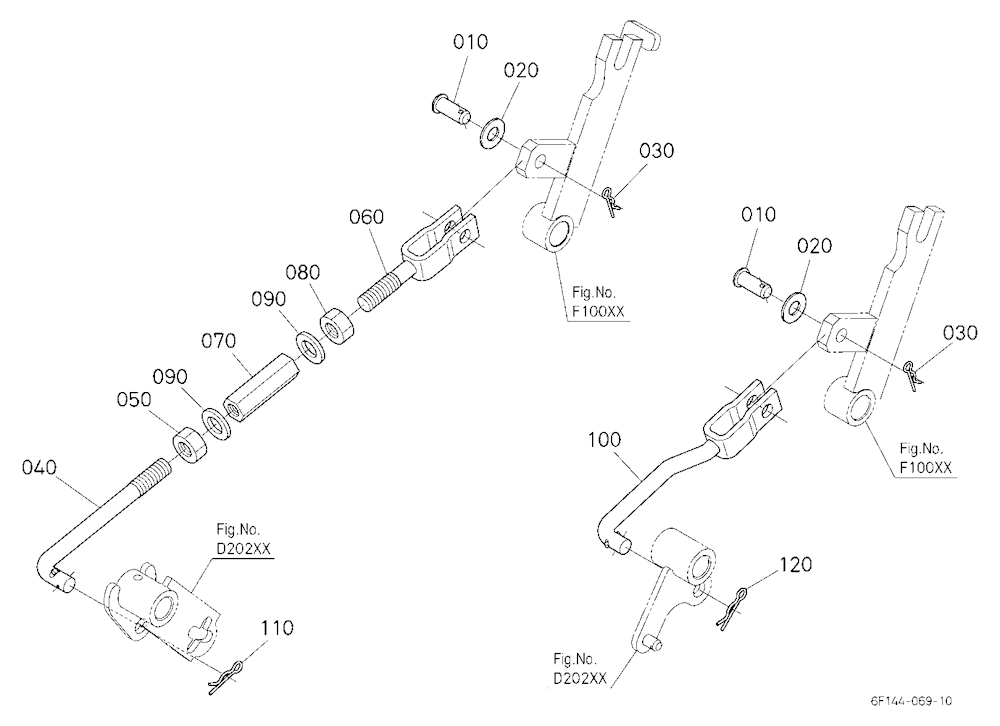 Main Gear Shift Rod