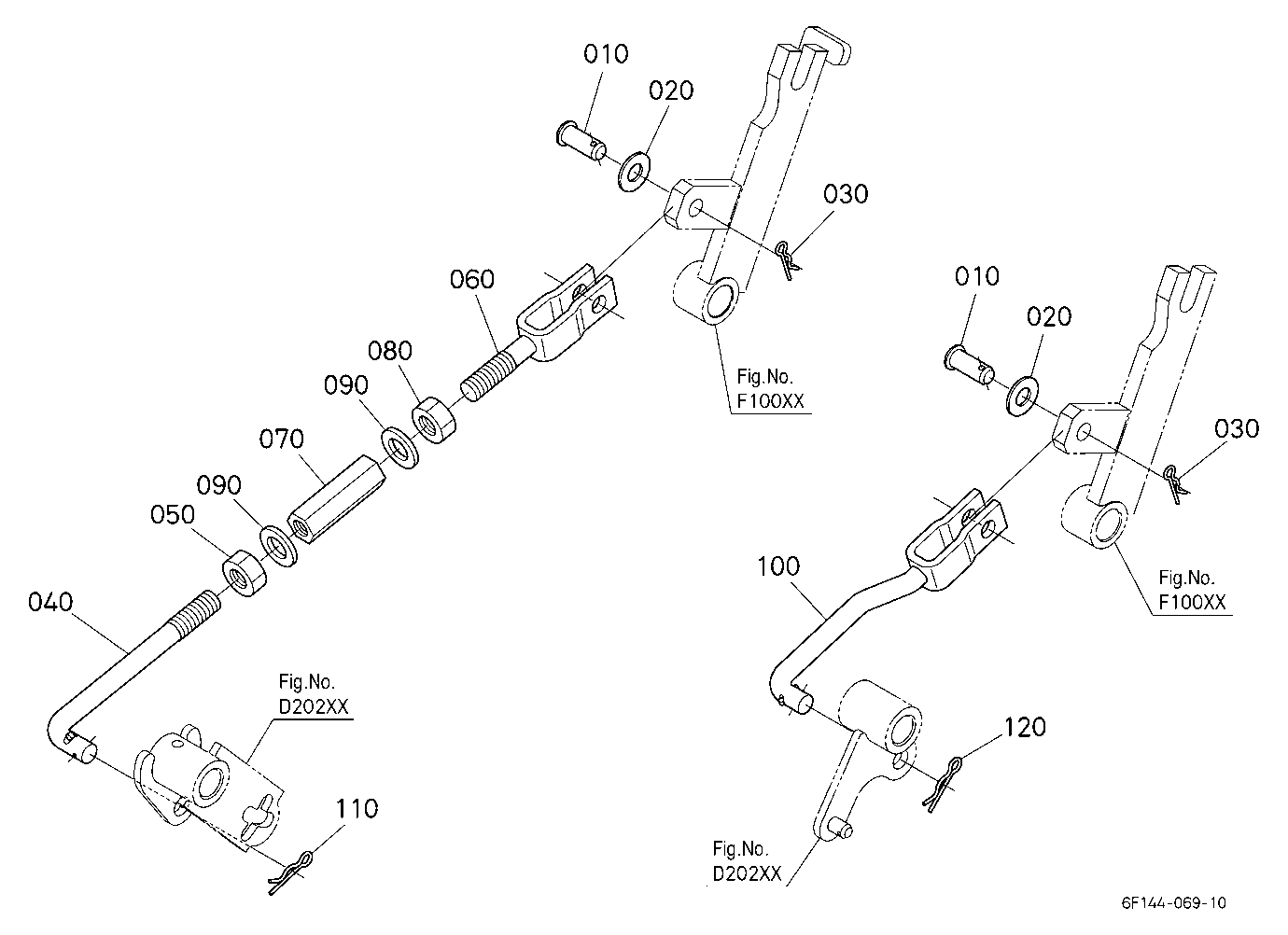 Main Gear Shift Rod