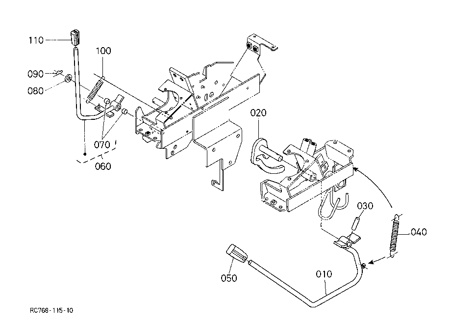 Control Lever (Safety Lock Lever)