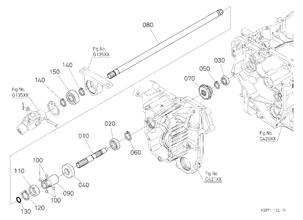 Front Wheel Propeller Shaft