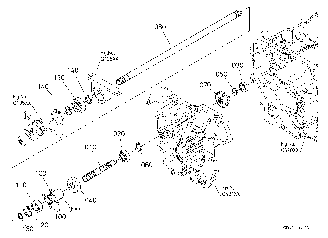 Front Wheel Propeller Shaft