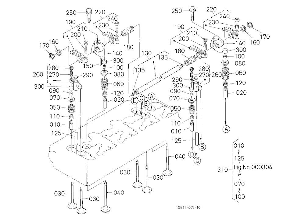 Valve And Rocker Arm [Cab Type]