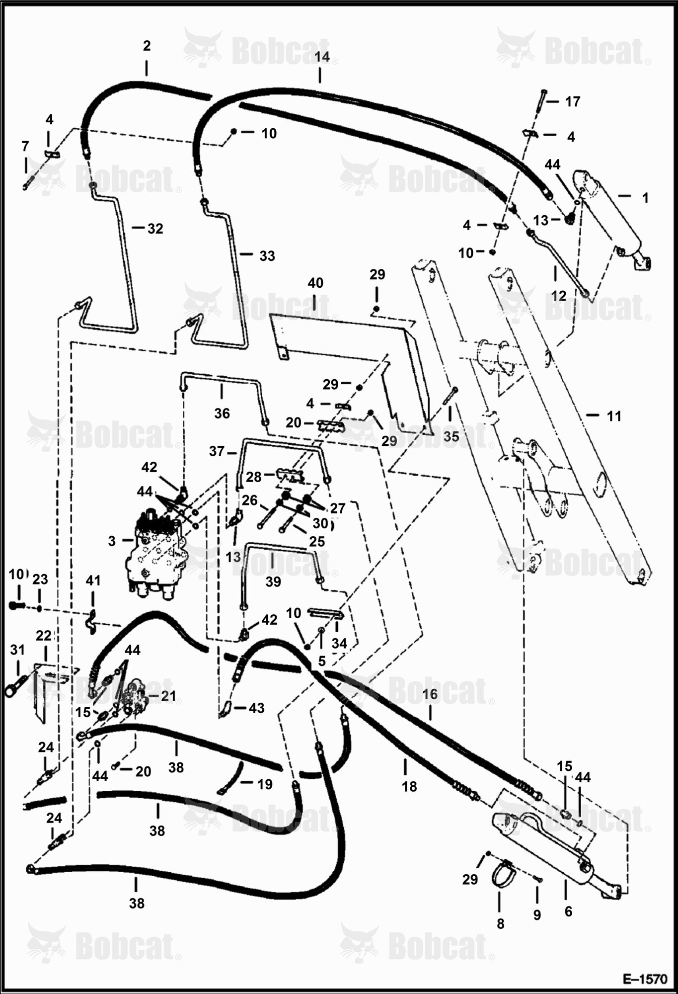 Lift Arm Hydraulics  503111001 - 503112026