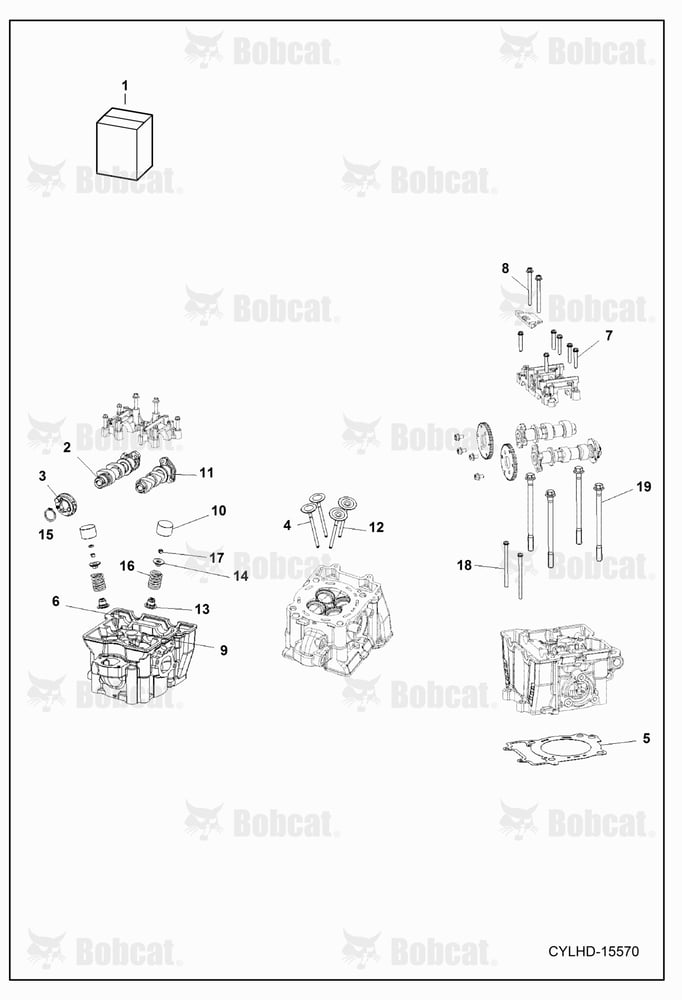 ENGINE, Cylinder HEAD, Cams & Valves