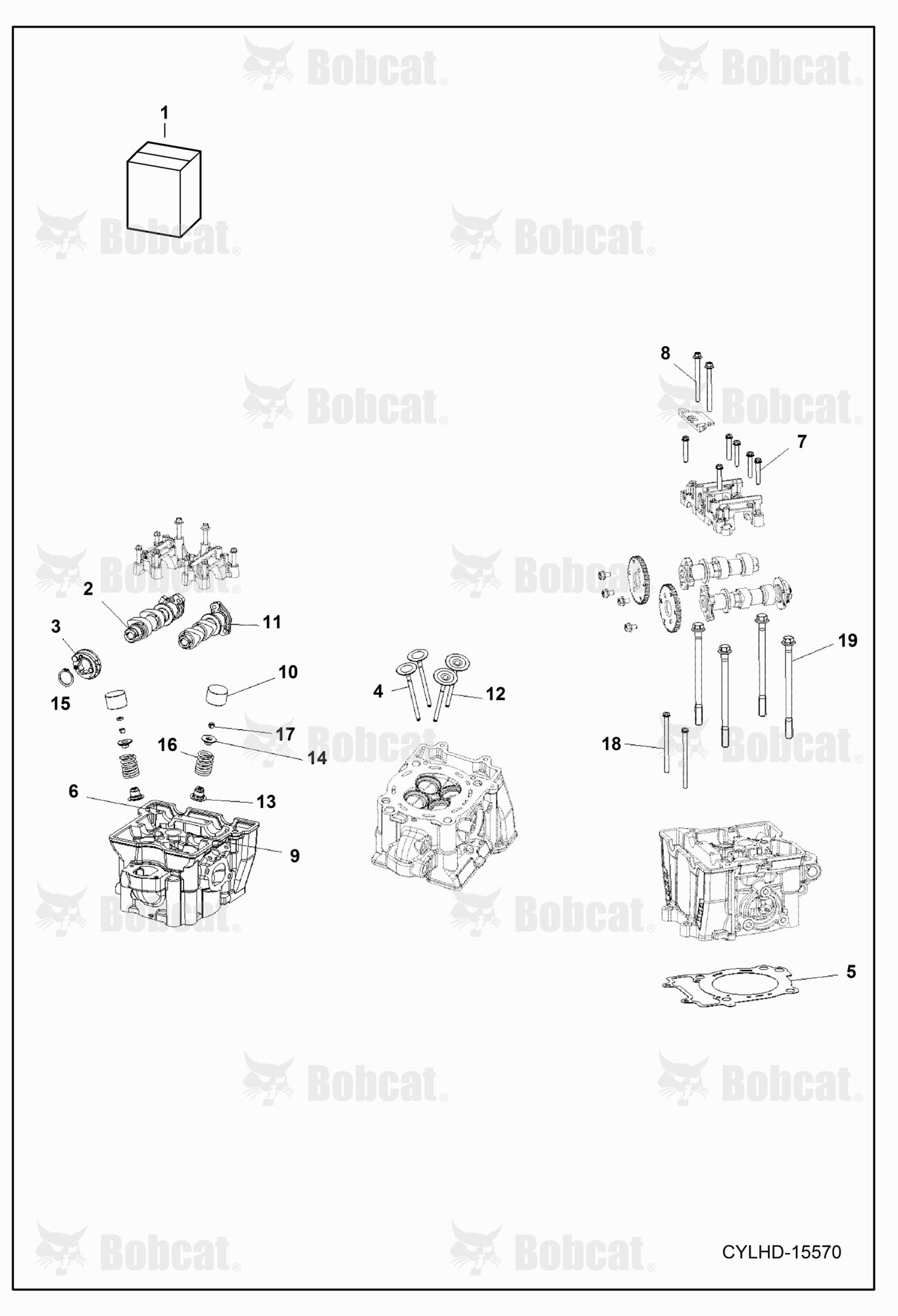 ENGINE, Cylinder HEAD, Cams & Valves