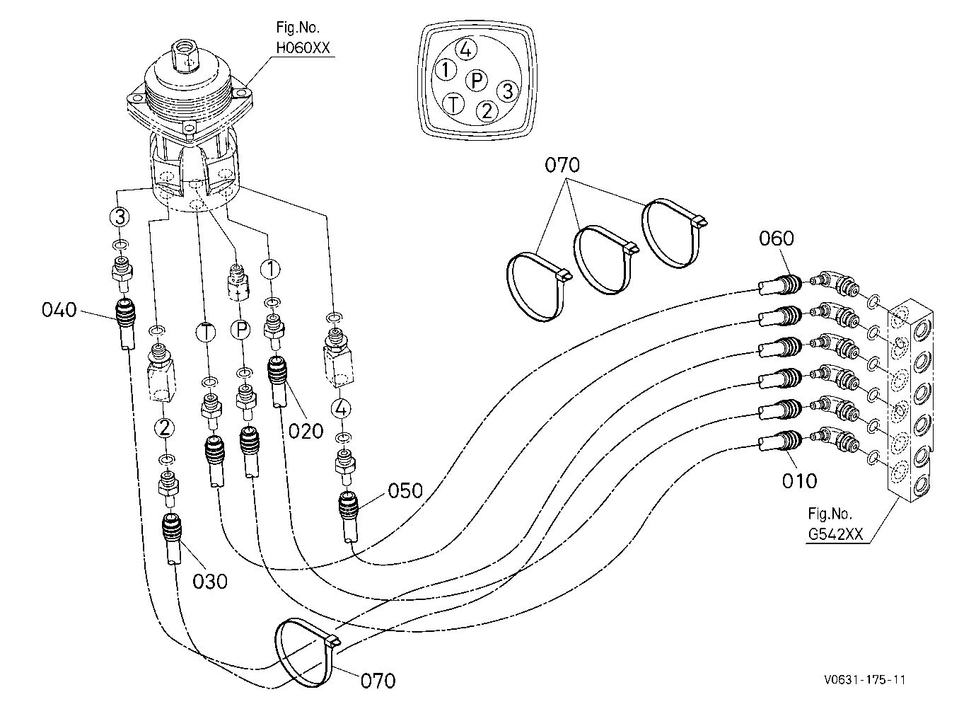 Oil Piping (Control Rh)