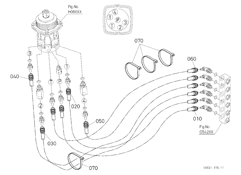 Oil Piping (Control Rh)