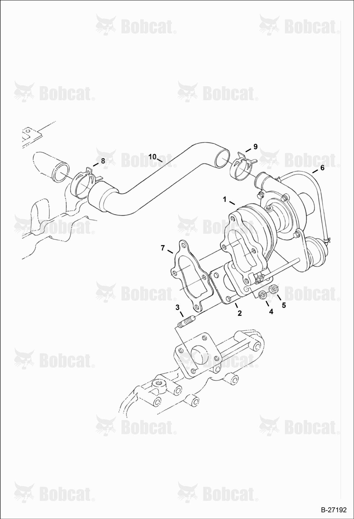 Turbo Charger (Kubota - V2003TMDI - Tier II)