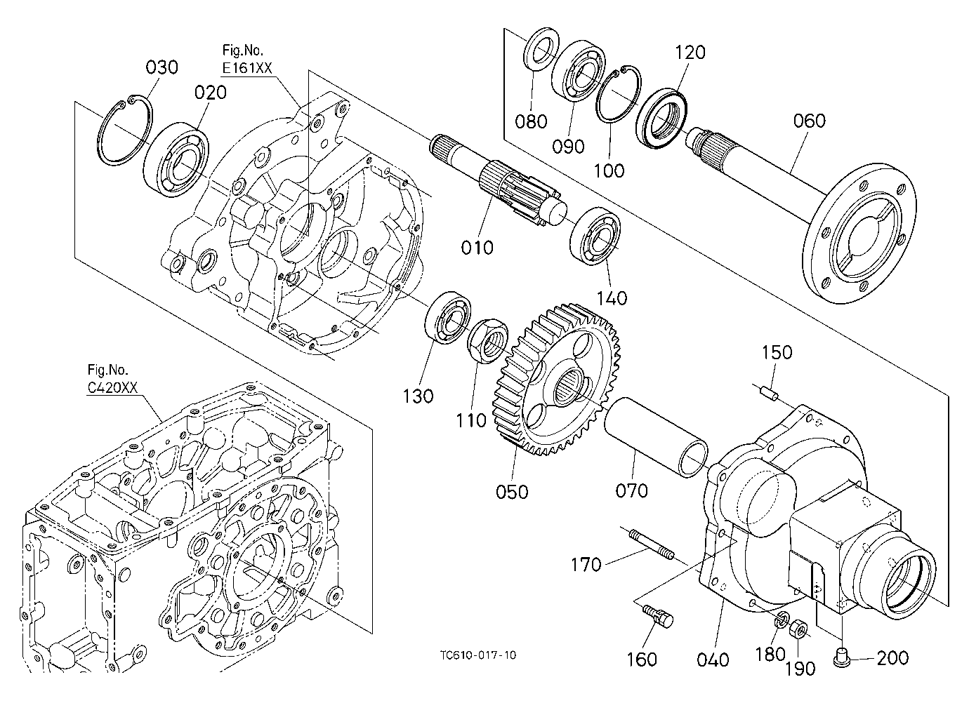 Rear Axle Lh