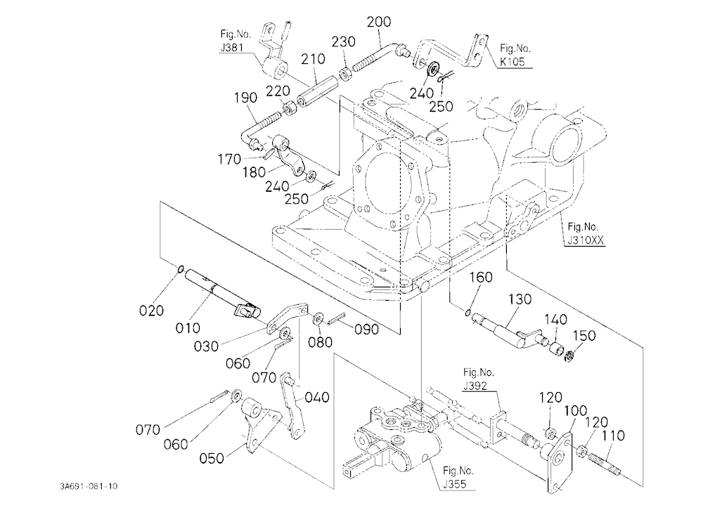 Draft Control Shaft [Cab Type]