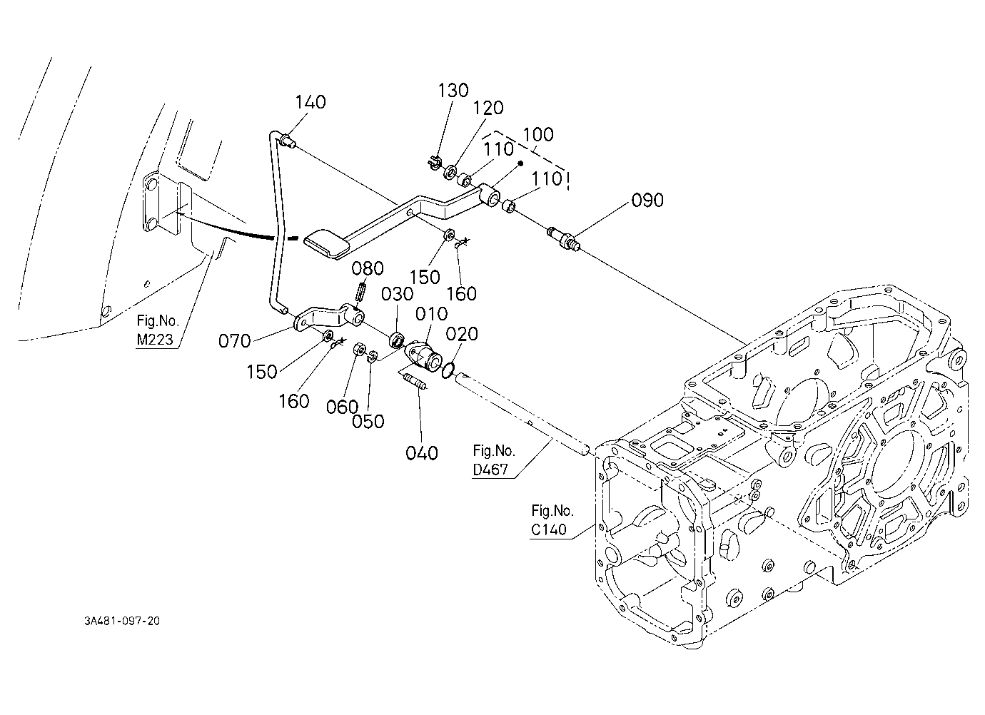 Rear Differential Lock Pedal