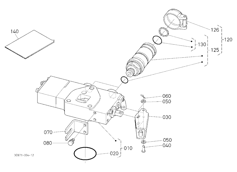 Auxiliary Control Valve Kit (Scd) [Option]