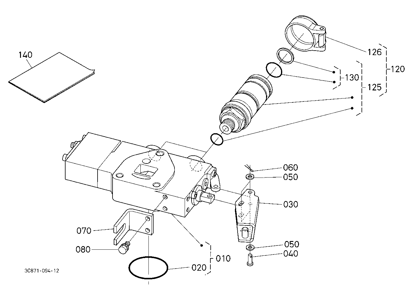 Auxiliary Control Valve Kit (Scd) [Option]