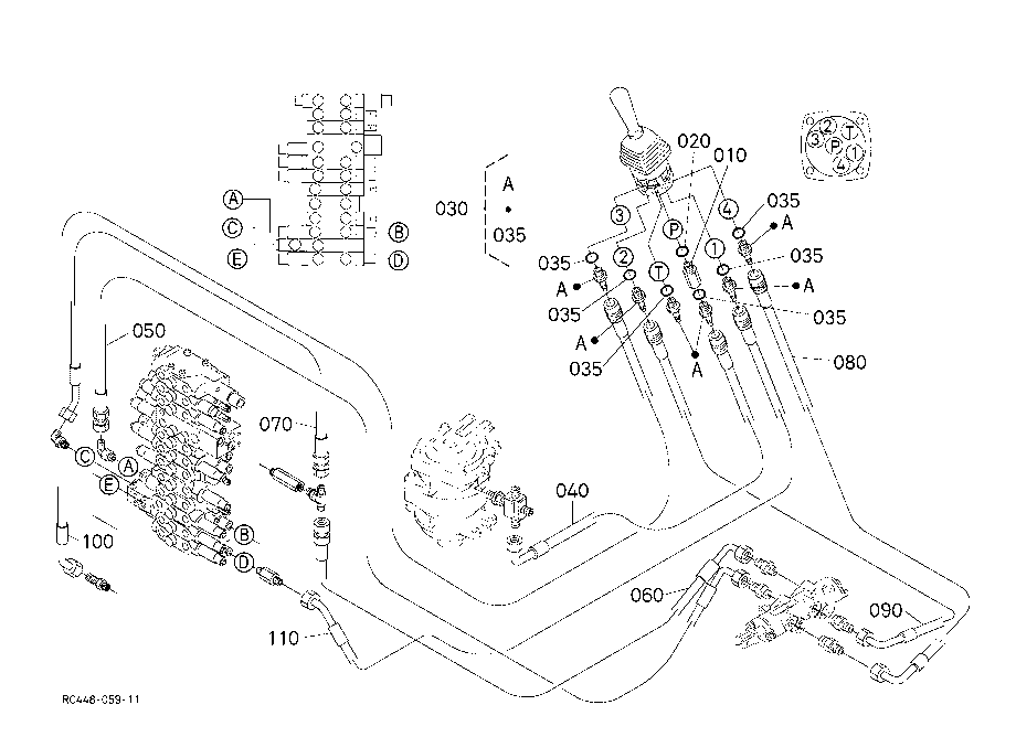 Oil Piping (Control Rh)
