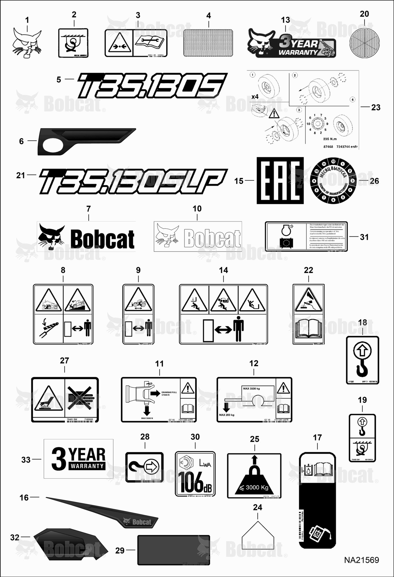 Decals (Outside)