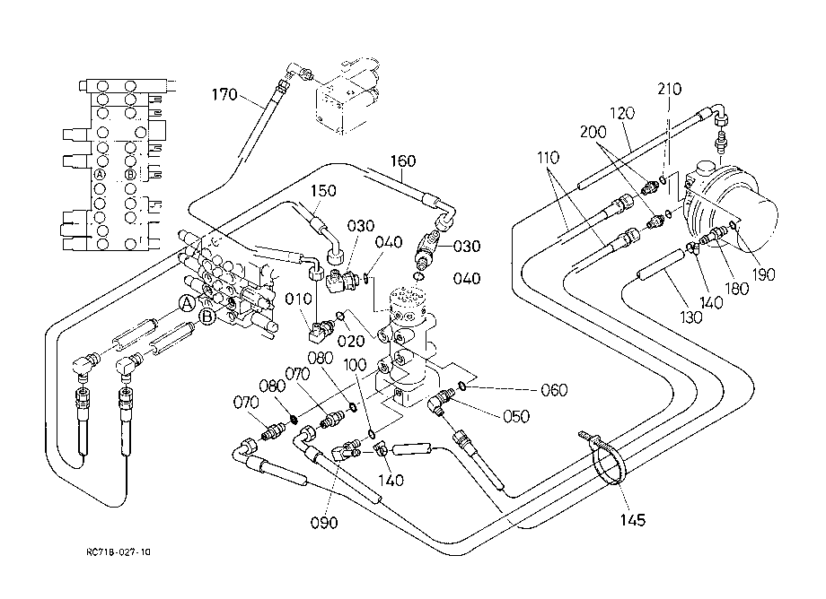 Oil Piping (Travel Lh)