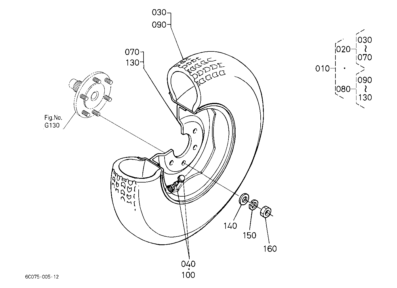 Front Wheel(24*8.50-12) [Au] [Nz]