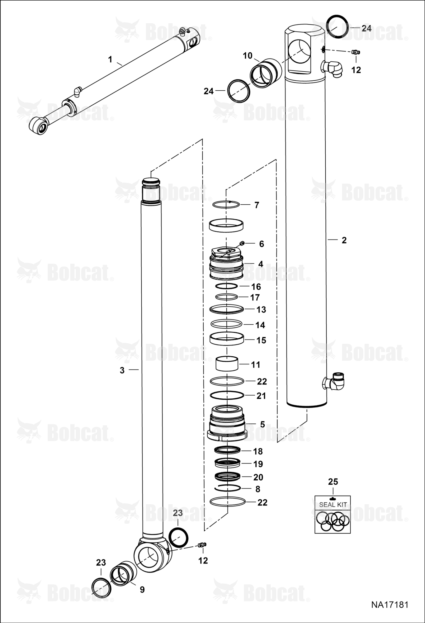 Arm Dipper Cylinder