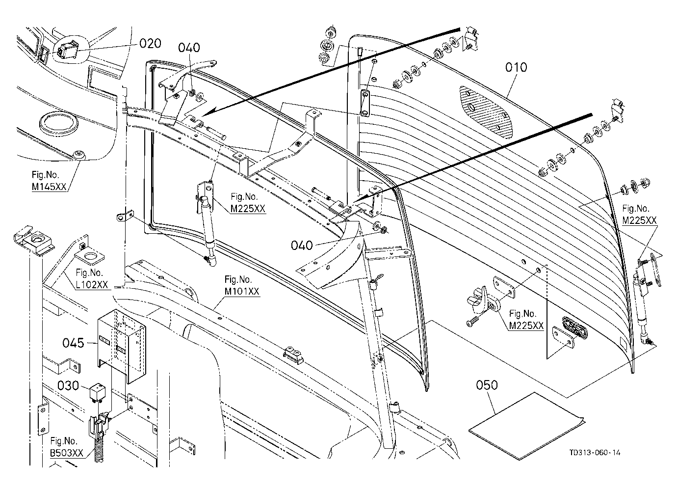 Hatch Back Glass Defogger Kit (W/G No.L8340) [A] [