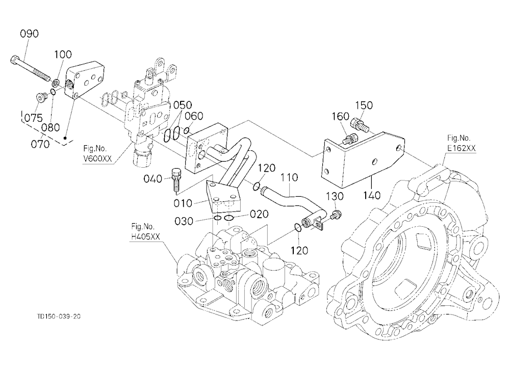 Auxiliary Control Valve Base (W/G No.L8335) [A] [O