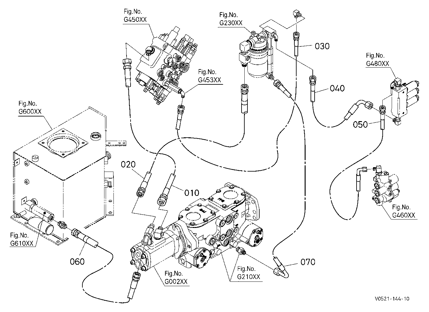 Oil Piping (Delivery) [Except High Flow]