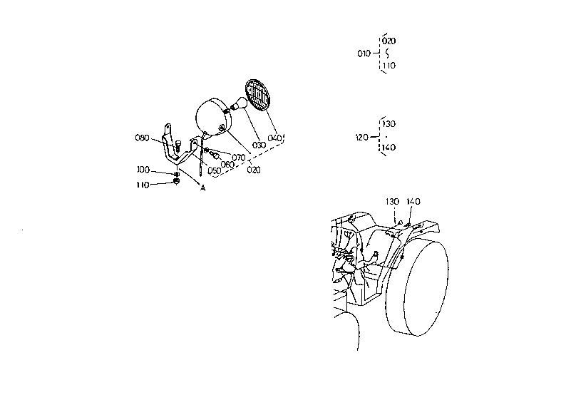 Working Light And Trailer Harness [Option]