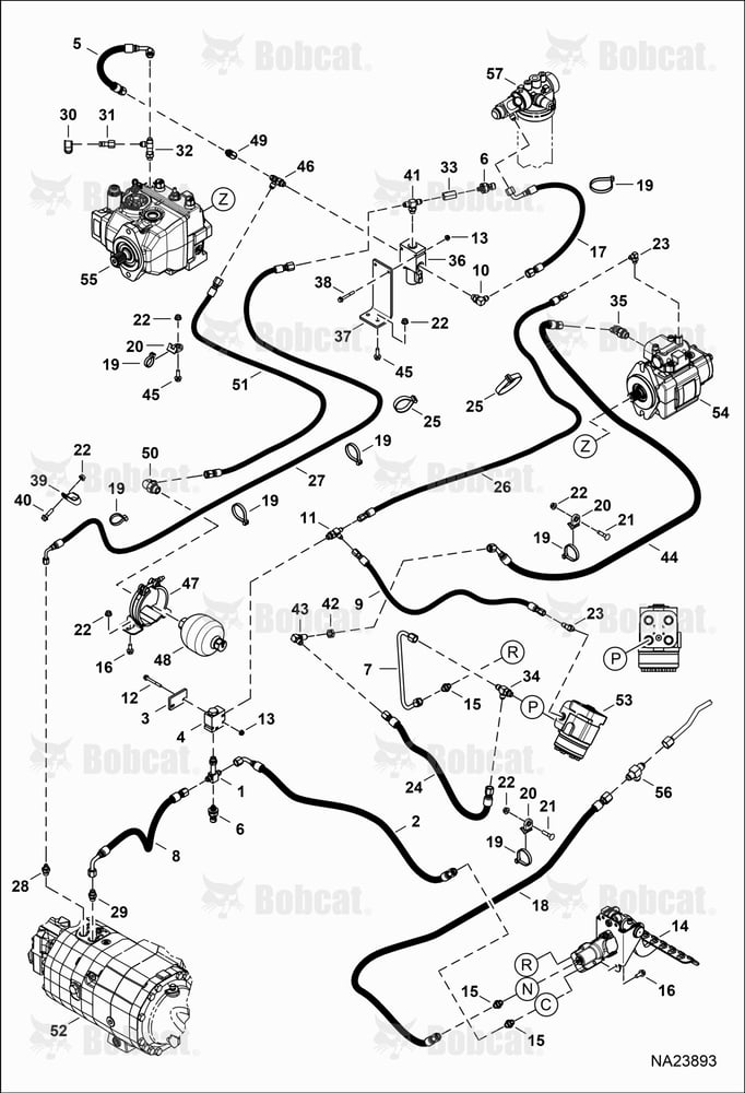Hydraulic Circuitry (Brake System) (Italy Configuration)