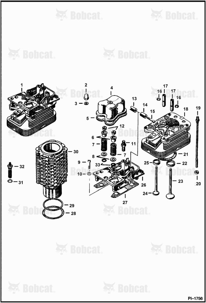 Cylinder Block & Heads (Deutz F2L411D)