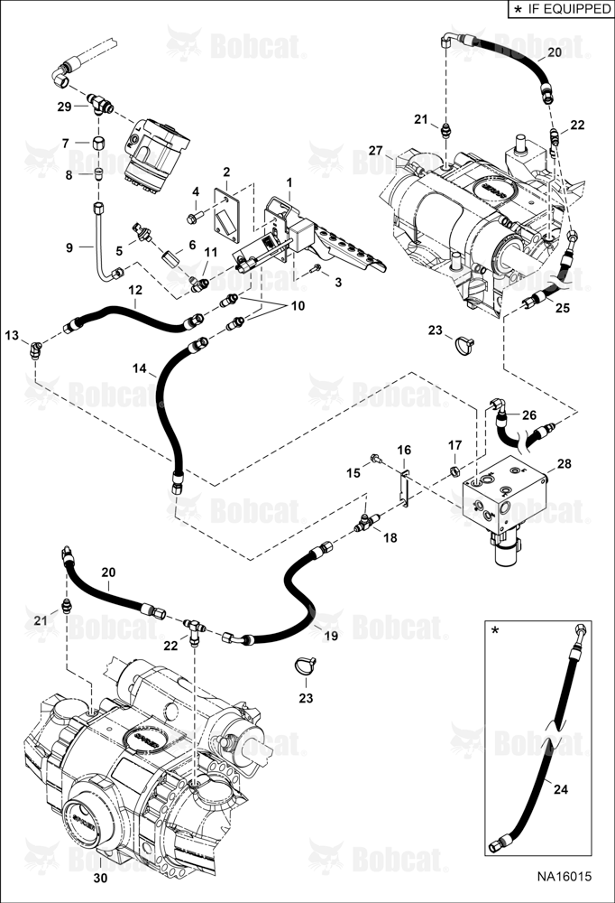 Hydraulic Circuitry (Brake System) (W/O Trailer Brakes)  B4P711001 & Above