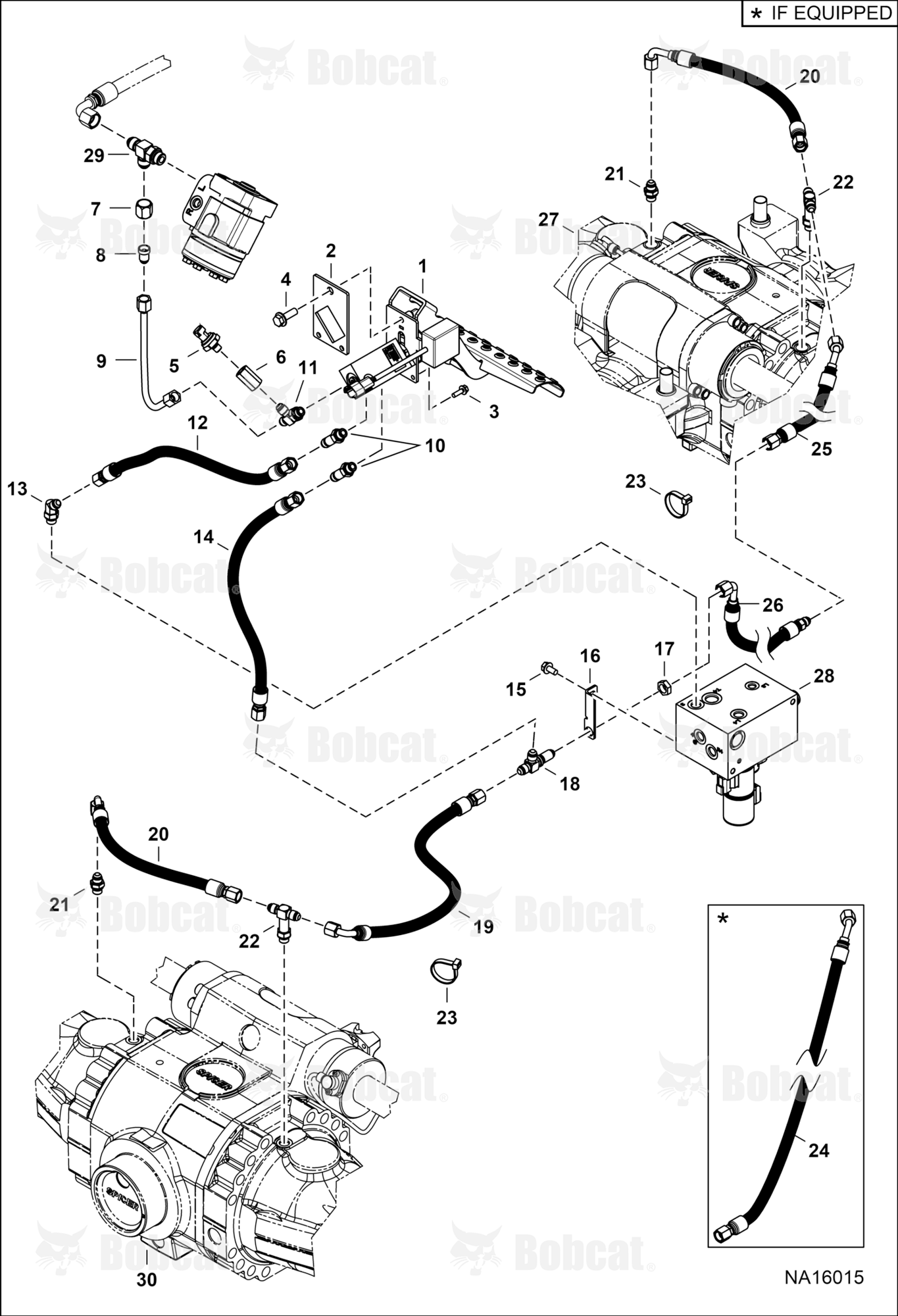 Hydraulic Circuitry (Brake System) (W/O Trailer Brakes)  B4P711001 & Above